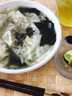 簡単水餃子スープ-レシピのメイン写真