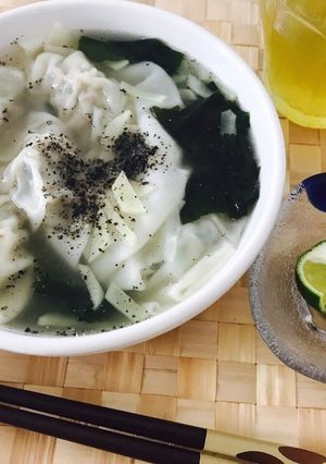 簡単水餃子スープ-レシピのメイン写真