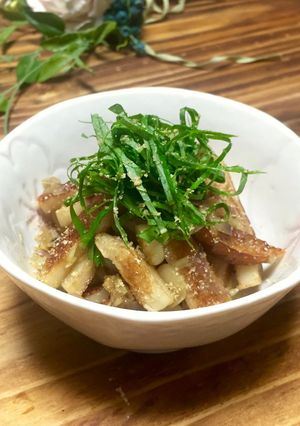 香り豊か かまぼこと茗荷のバター焼き-レシピのメイン写真