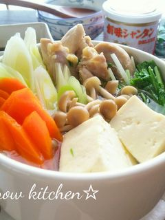 あったか鶏ねぎ鍋☆水炊き風-レシピのメイン写真