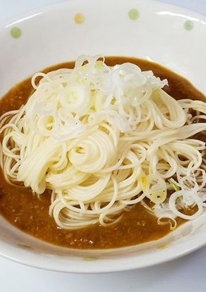 キーマカレーそうめん-レシピのメイン写真