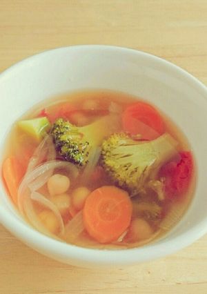 お豆たっぷり野菜コンソメスープ-レシピのメイン写真
