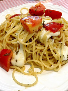 トマトバジルとモッツァレラのパスタ-レシピのメイン写真