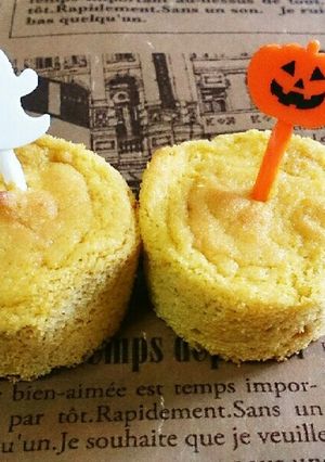 おからパウダーとかぼちゃのプチケーキ♪-レシピのメイン写真