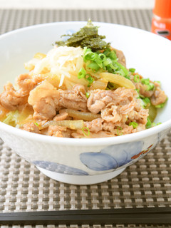 ガッツリだけどヘルシー*野菜たっぷり豚丼-レシピのメイン写真