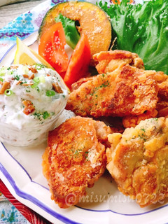 爽やか!鶏もも肉の梅酢唐揚げ-レシピのメイン写真