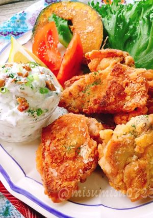 爽やか！鶏もも肉の梅酢唐揚げ-レシピのメイン写真