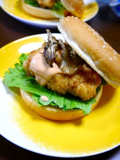 簡単!ジューシー☆フライドチキンサンド-レシピのメイン写真
