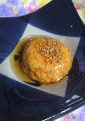 豆乳あげだしのメープルシロップ あんかけ-レシピのメイン写真