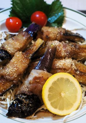 簡単！茄子の豚肉巻ソテー-レシピのメイン写真