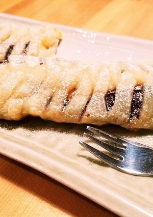 チョコとまるごとバナナの贅沢パイ-レシピのメイン写真