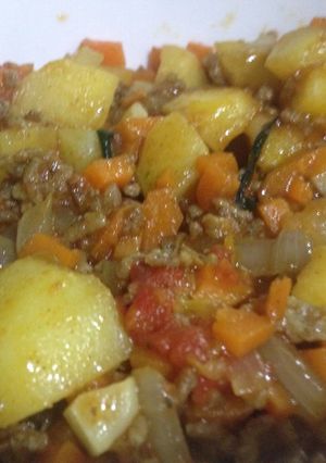 ザンビア料理豚ひき肉のシチュー-レシピのメイン写真