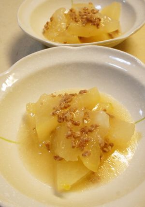 冬瓜と合挽きミンチのあんかけ-レシピのメイン写真