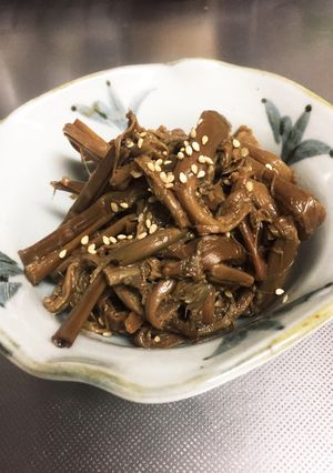 干しゼンマイのくたくた煮-レシピのメイン写真