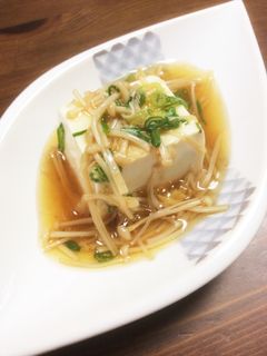 えのきあんかけ豆腐-レシピのメイン写真