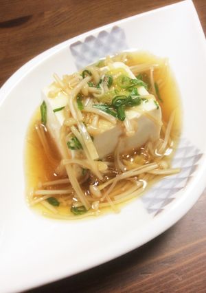 えのきあんかけ豆腐-レシピのメイン写真