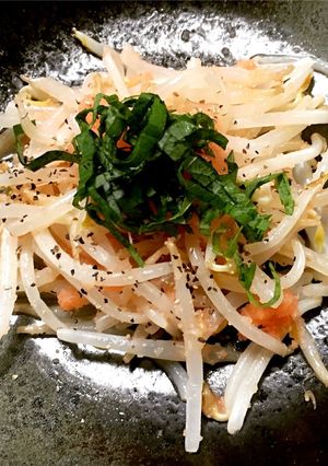 簡単☆レンチン☆たらこバターもやし♫-レシピのメイン写真