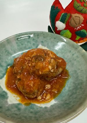 ミートボールのトマトソースがけ-レシピのメイン写真