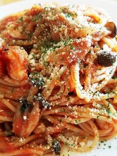 トマトピューレのパスタ-レシピのメイン写真