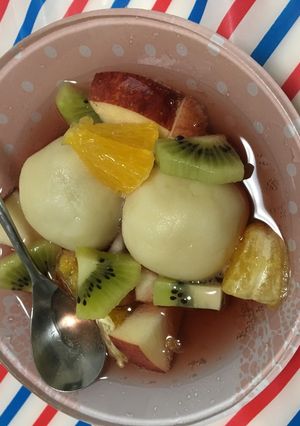 巨峰in団子のフルーツポンチ-レシピのメイン写真