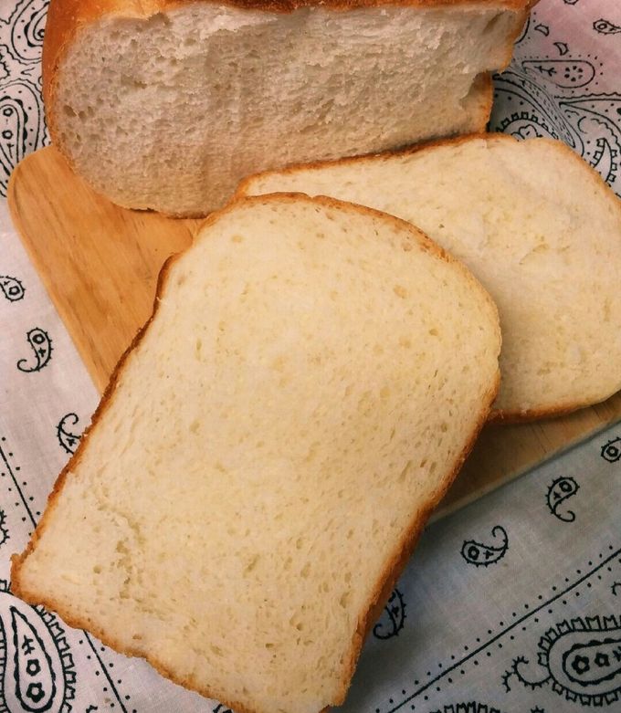 残りご飯をHBに入れて☆モチッと食パン☆-レシピのメイン写真