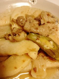 長芋と豚肉のポン酢炒め-レシピのメイン写真