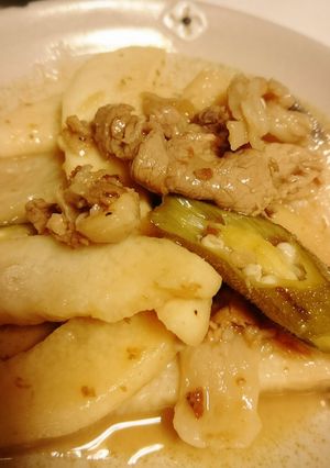 長芋と豚肉のポン酢炒め-レシピのメイン写真