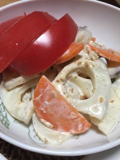簡単♪はすと人参の胡麻ドレサラダ-レシピのメイン写真