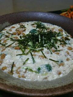 3分でできる!オクラ入りくずし豆腐納豆-レシピのメイン写真