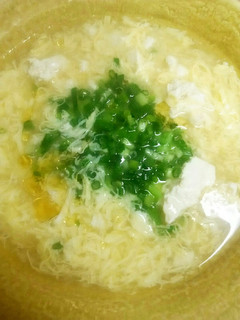 簡単!ふわふわ卵の中華風かき玉豆腐♪-レシピのメイン写真