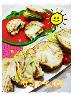 メイプルパンでサンドイッチ-レシピのメイン写真