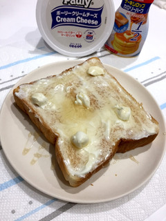 クリームチーズシロップトースト-レシピのメイン写真