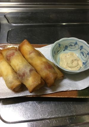 超簡単!プチトマトとクリームチーズ春巻-レシピのメイン写真