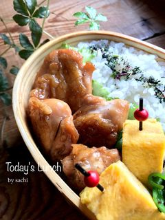 お弁当に!鶏もも肉の甘辛酢炒め-レシピのメイン写真