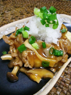 豆腐ステーキ❤きのこの和風味ぽんかけ❤-レシピのメイン写真