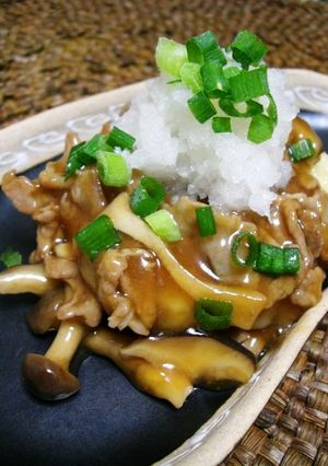 豆腐ステーキ❤きのこの和風味ぽんかけ❤-レシピのメイン写真