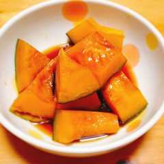 A picture of 甘めなかぼちゃの煮付け.