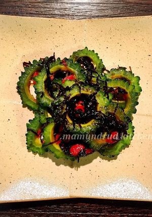 ゴーヤの甘塩昆布焼き-レシピのメイン写真