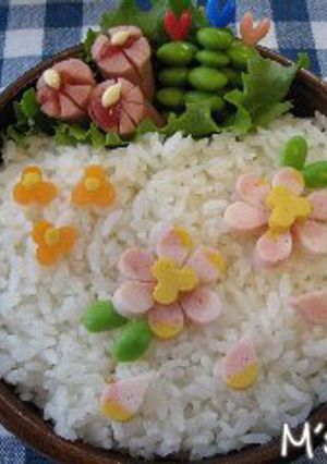 お弁当ご飯の飾り-レシピのメイン写真