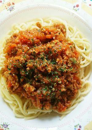 野菜たっぷりミートソース-レシピのメイン写真