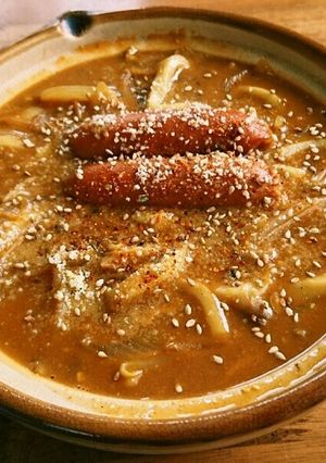 本日の朝 カレー煮込みうどん-レシピのメイン写真
