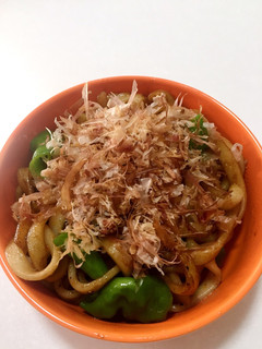 甘長とうがらしいりの焼きうどん-レシピのメイン写真