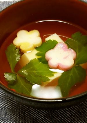 卵豆腐のすまし汁-レシピのメイン写真