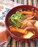 玉ねぎの皮パウダーのお味噌汁