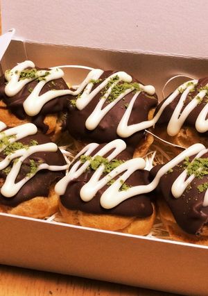 たこ焼き風シュークリーム-レシピのメイン写真