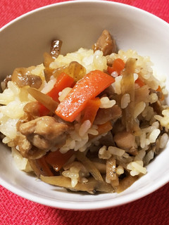 鶏の混ぜ御飯-レシピのメイン写真