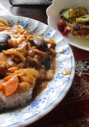 簡単！感嘆！とまーすの花豆カリーライス-レシピのメイン写真