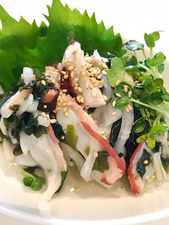 大根とワカメ和え 水蛸ポン酢-レシピのメイン写真