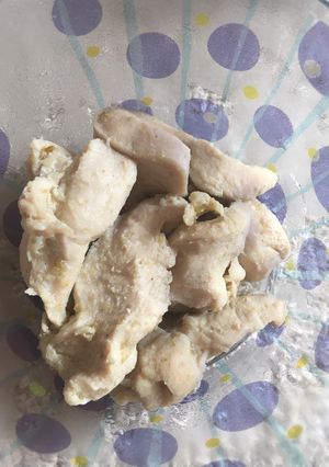 糖質オフ＊鶏胸肉でサラダチキン柚子胡椒味-レシピのメイン写真