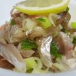 鯵のたたき レモン風味